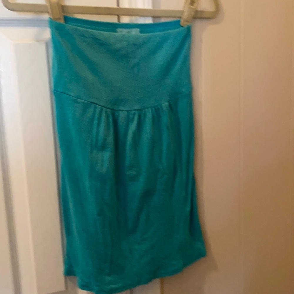 Michael stars teal strapless OS